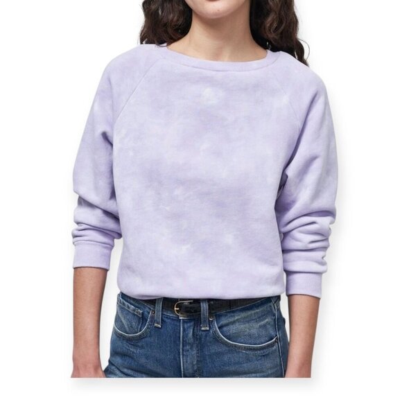 NILI LOTAN Classic Crewneck Sweatshirt, tie-dyed, Size XS, New with tags - Picture 1 of 12